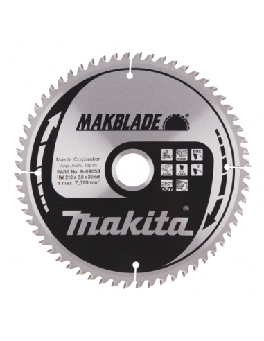 Pjovimo diskas 216mmX30mm