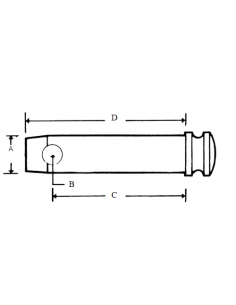 Kaištis 19mm (20012795) 2