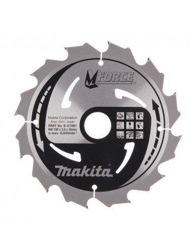 Pjovimo diskas MAKITA 190mm x 30mm