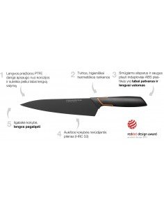 Virėjo peilis "Edge", 19 cm 2