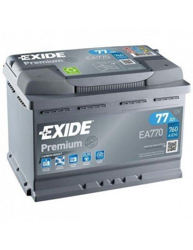 Exide Premium EA770 77Ah 760A (EN)...