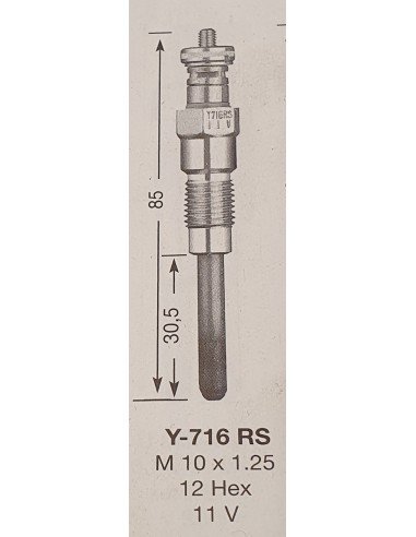 Žvakė pakaitinimo NGK Y-716RS 4693