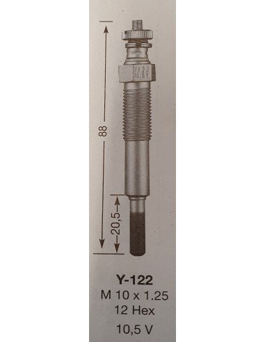 Žvakė pakaitinimo NGK Y-122 6925