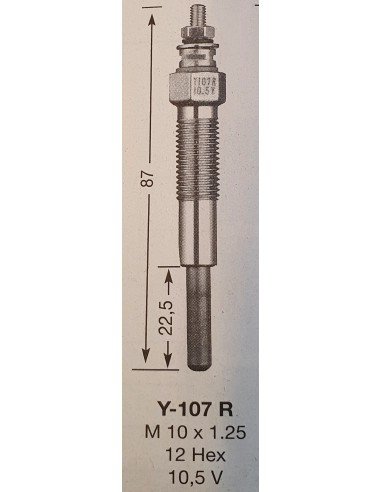 Žvakė pakaitinimo NGK Y-107R  1229