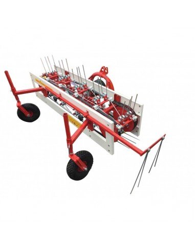 Į šoną varomas grėblys - vartytuvas...