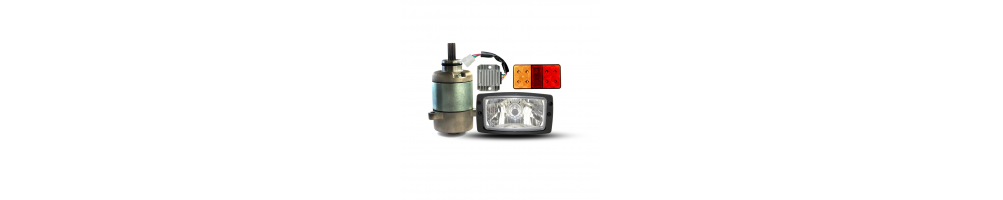 Japoniškų mini traktorių elektros sistemos dalys |  GRINGRASAS